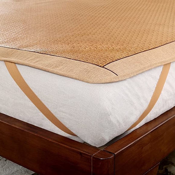 New Qbedding Rattan Sleeping Pad Mattress Topper - Picture 3 of 10